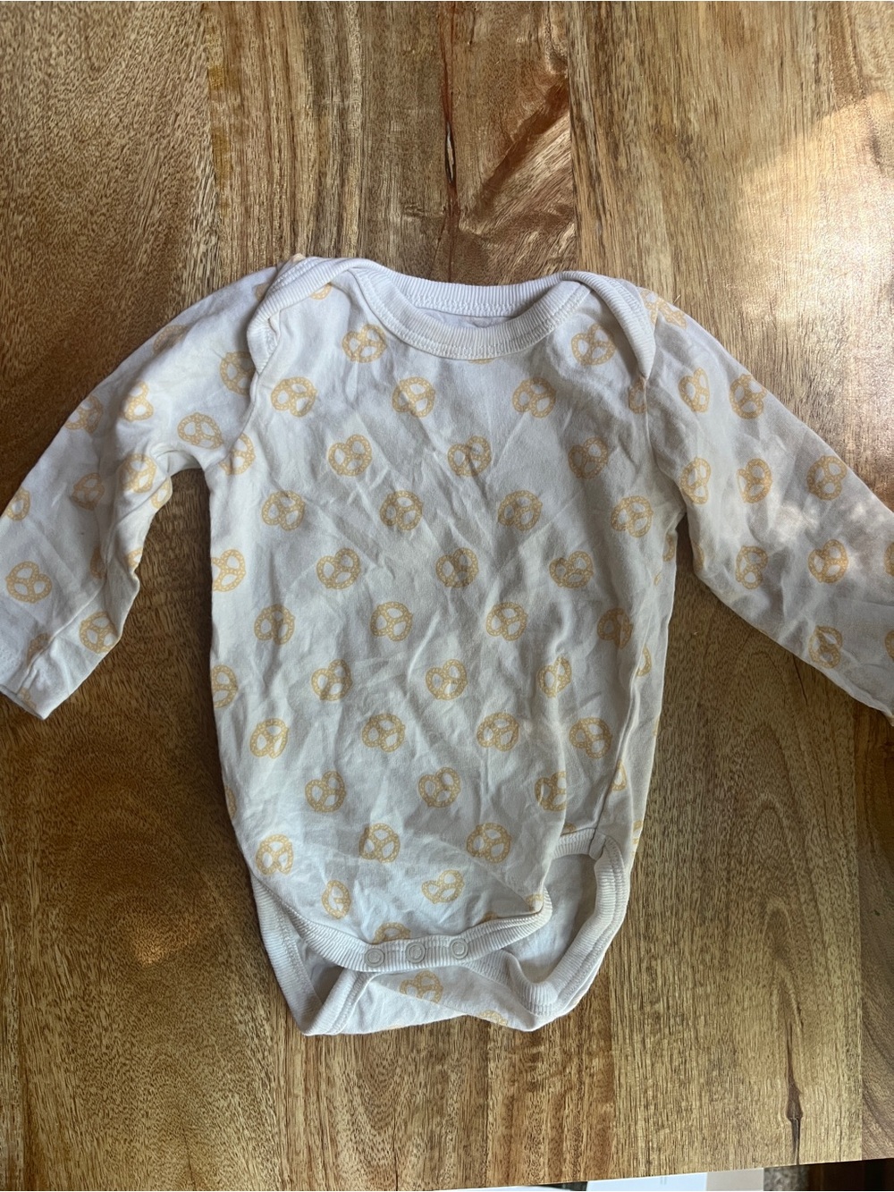 🥨 EUC Monica + Andy Pretzel Bodysuit 3-6 Month